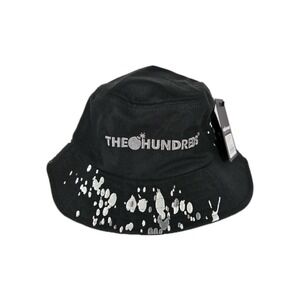 The Hundreds Bucket‎ Hat Cap Black Embroidered Logo Bomb 100% Cotton OSFA New